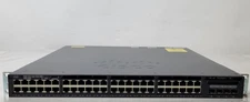 Cisco Catalyst 3650 48 Port  Gigabit Switch PoE+ 4x 1G SFP WS-C3650-48PS-L