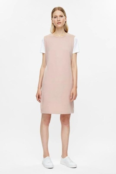 Women COS Dress Beige Cotton 40 / L / 48