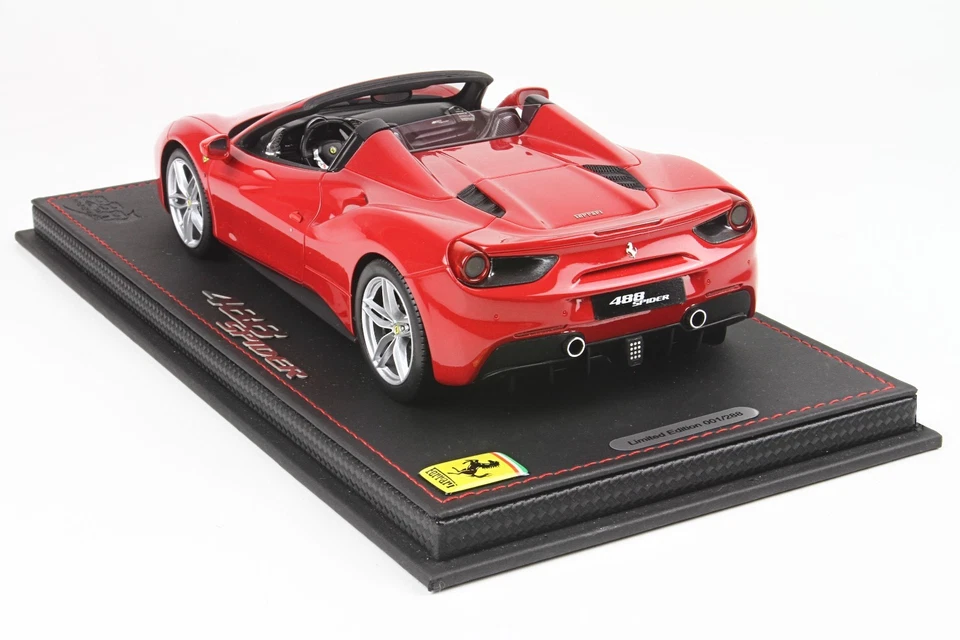 P18120A - 1/18 - BBR Ferrari 488 Spider Rosso Tristrato 2015 - Limited 288 pcs - Immagine 2 di 4