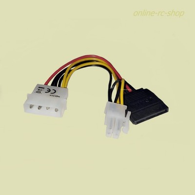 DeLOCK  Kabel Power Molex 4 Pin Stecker   SATA 15 Adapter 60127