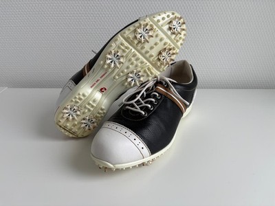 Duca Del Cosma - Damen Golfschuhe, schwarz/weiß Gr. 38,5