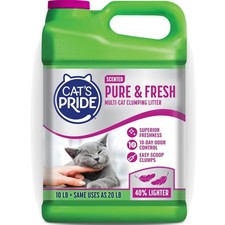 Lightweight Clumping Litter: Pure  Fresh - Up to 10 Days of Powerful Odor Co...