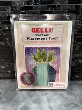 Gelli Arts Perfect Placement Tool for Gel Printing Plates Clear Acrylic Alignmen