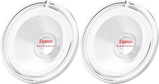 2Pcs Silicone Flange 24Mm Compatible with Momcozy S12 Pro/S9 Pro/S12 Breast Pump