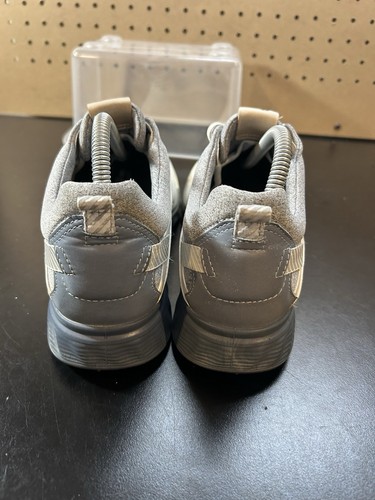 Ecco S-Three Waterproof Spikeless Golf Shoes White Gray Navy Gore-Tex Size 9 - Picture 6 of 8