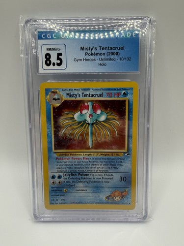 Misty's Tentacruel (Unlimited) graded CGC 8.5 for sale on eBay