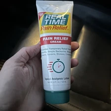 Real Time Pain Relief ORIGINAL PAIN RELIEF Pain Cream 4oz Tube. 100% Authentic