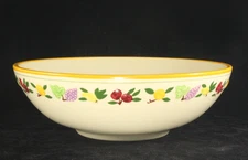Rare Vintage Hand Painted Franciscan Small Fruit 8¼" Vegetable Serving Bowl