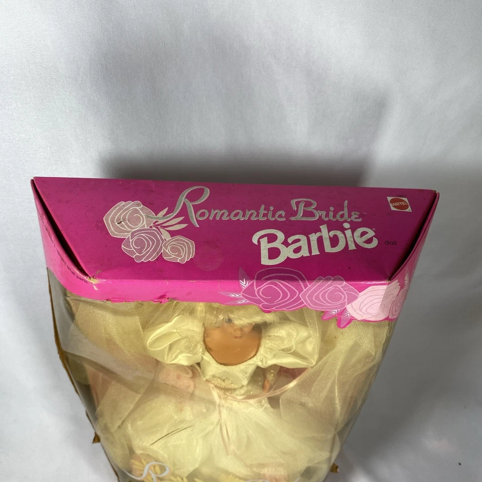 ¡Vintage! Muñeca Barbie Moda ROMANTIC BRIDE 1992 Nueva en Caja #1861 Mattel Foto 4 de 4