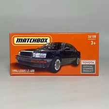 Matchbox 1994 Lexus LS 400 1:64 Scale Diecast Diorama Model Car Black #26