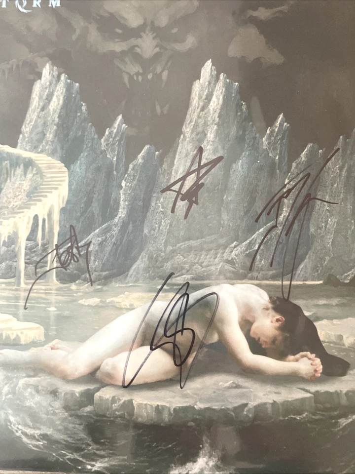 ✅🔥Halestorm Everest - Opaque Hot Pink Vinyl w/*SIGNED COVER BY BAND*- *IN HAND* - Image 3 of 4