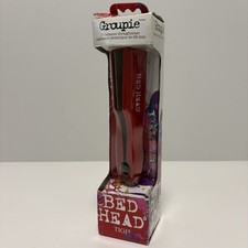 Bed Head TIGI Groupie 1 Ceramic Straightener RED RARE NEW