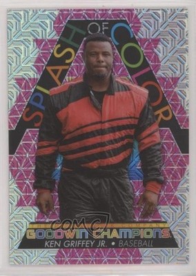 2022 Goodwin Champions Splash of Color Platinum Pink Traxx Ken Griffey Jr 0il7