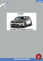 VW Golf 7 (12-20) StromlaufpläNe / SchaltpläNe Komplett PDF