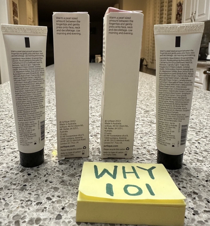 X2 Jurlique Moisture Replenishing Day Cream .5oz/15mL /ea. TRAVEL SZ NO SPF SEAL - Image 2 of 4