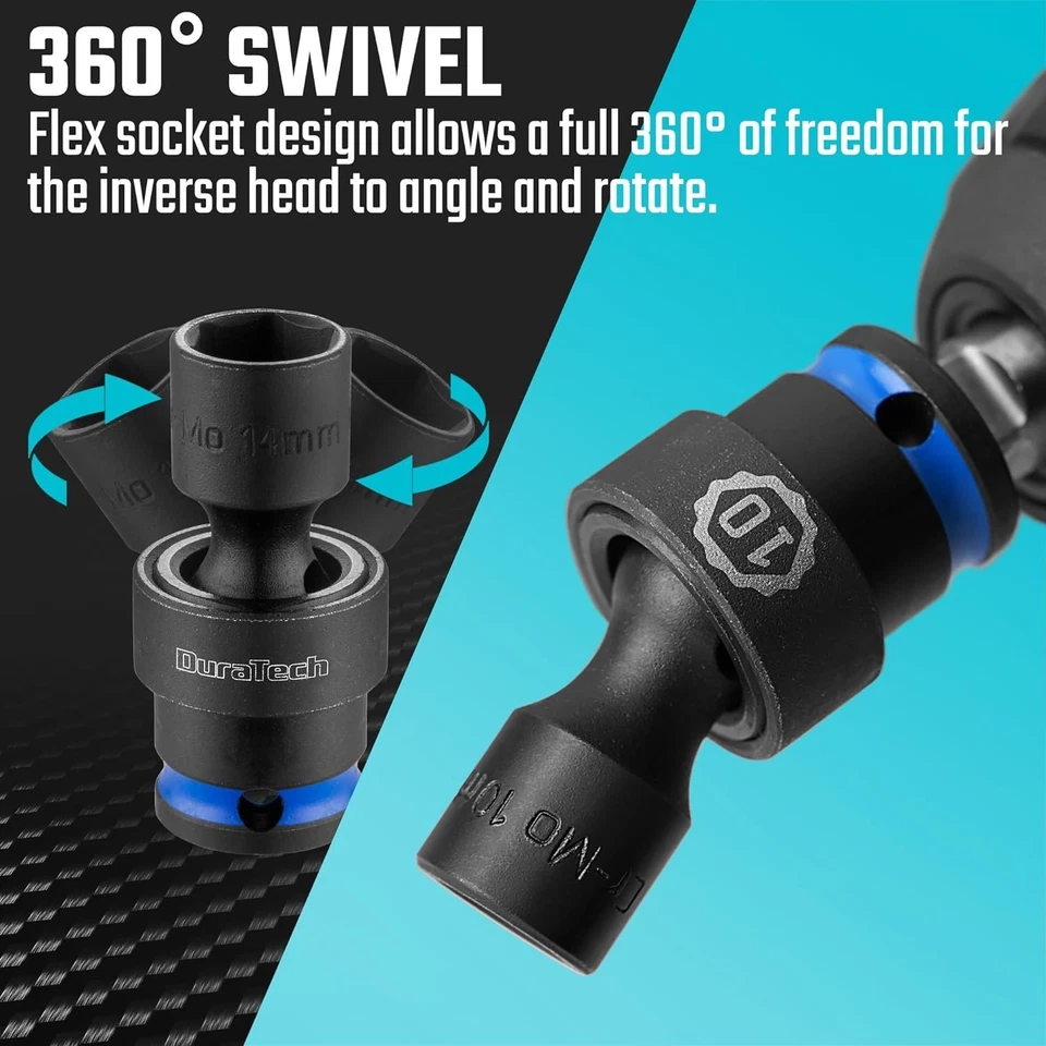 Impact Universal Joint Socket Set, 16-Pc Metric - Image 4 of 4