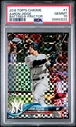 2018 TOPPS CHROME #1 AARON JUDGE BATTING-X-FRACTOR PSA 10