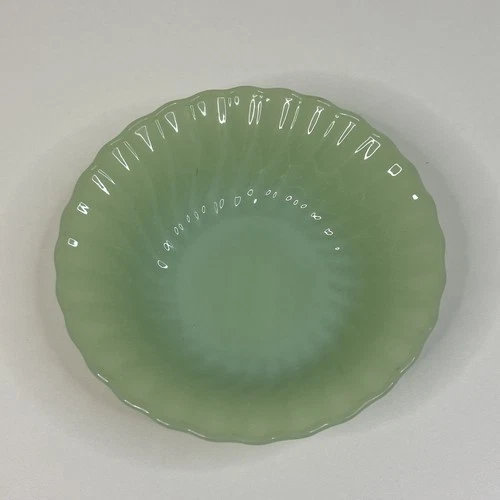 Vintage Anchor Hocking Fire King Jade-ite 6 3/8" Shell Cereal Bowl  No. 17