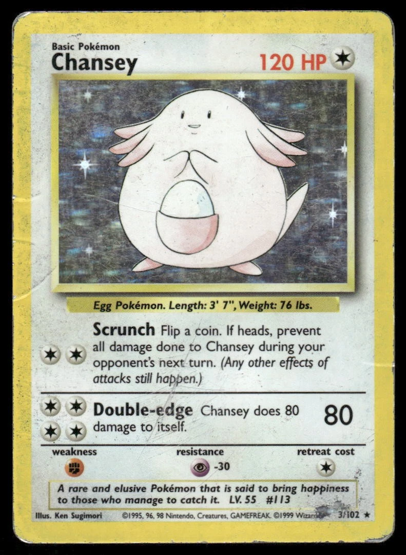 Chansey 003/102 Base Set for sale | eBay