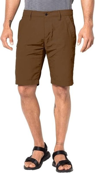 Men Jack Wolfskin Shorts Brown Polyamide 36 / XL /