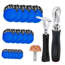 33PCS Tire Repair Patch Tools Tire Patch Kit, 30PCS Tire Patches(32mm/ 42mm/