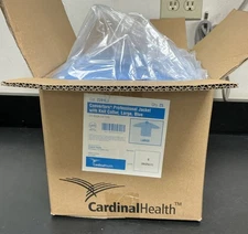 25 Cardinal Health 2201LJ Convertors Pro Jacket with Knit Collar Large Blue