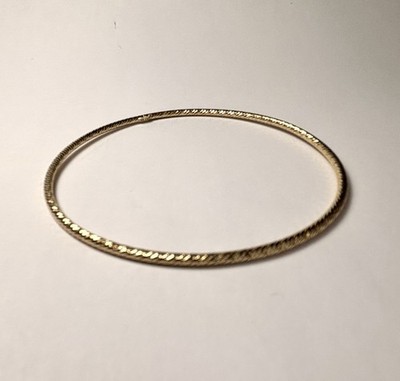 Jacmel (JCM) Sterling Silber Armreif Armband strukturiert Diamantschliff
