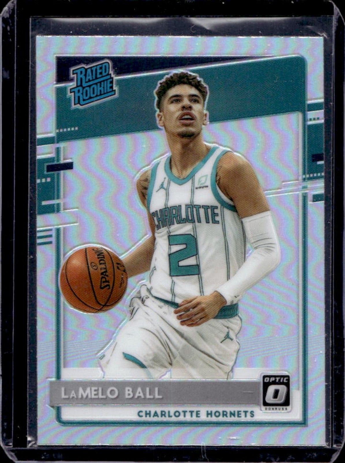 2020-21 Donruss Optic LaMelo Ball Holo Rookie RC #153 Hornets