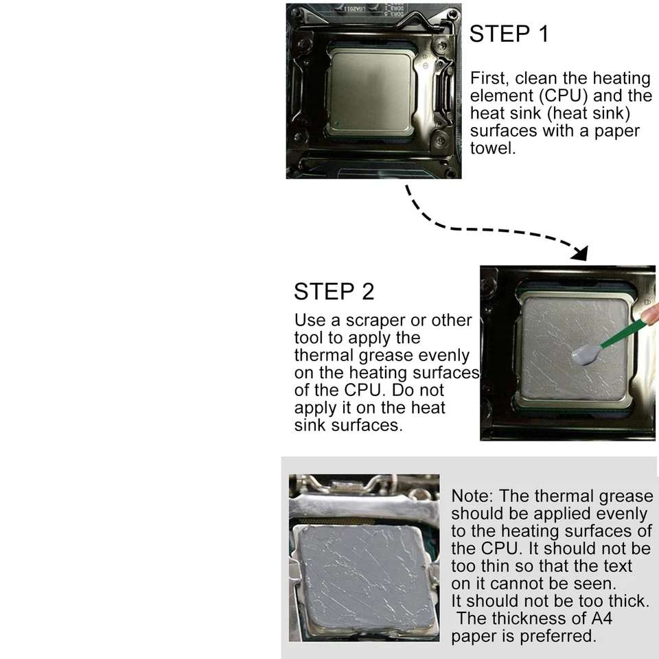 Heat Sink Compound Processor Thermal Paste Conductive Grease Silicone Pretty - Image 3 of 4