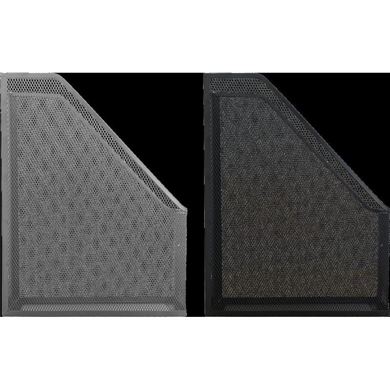 PORTA DOCUMENTI VERTICALE DA UFFICIO 25.5X7.3X32.3 CM IN METALO COLORAZIONE ASSO - Immagine 2 di 2