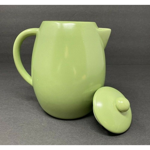 Starbucks Retro 70's Vibes Green Coffee Pot Stoneware 32 oz Ceramic 2011 Servierer - Bild 2 von 8