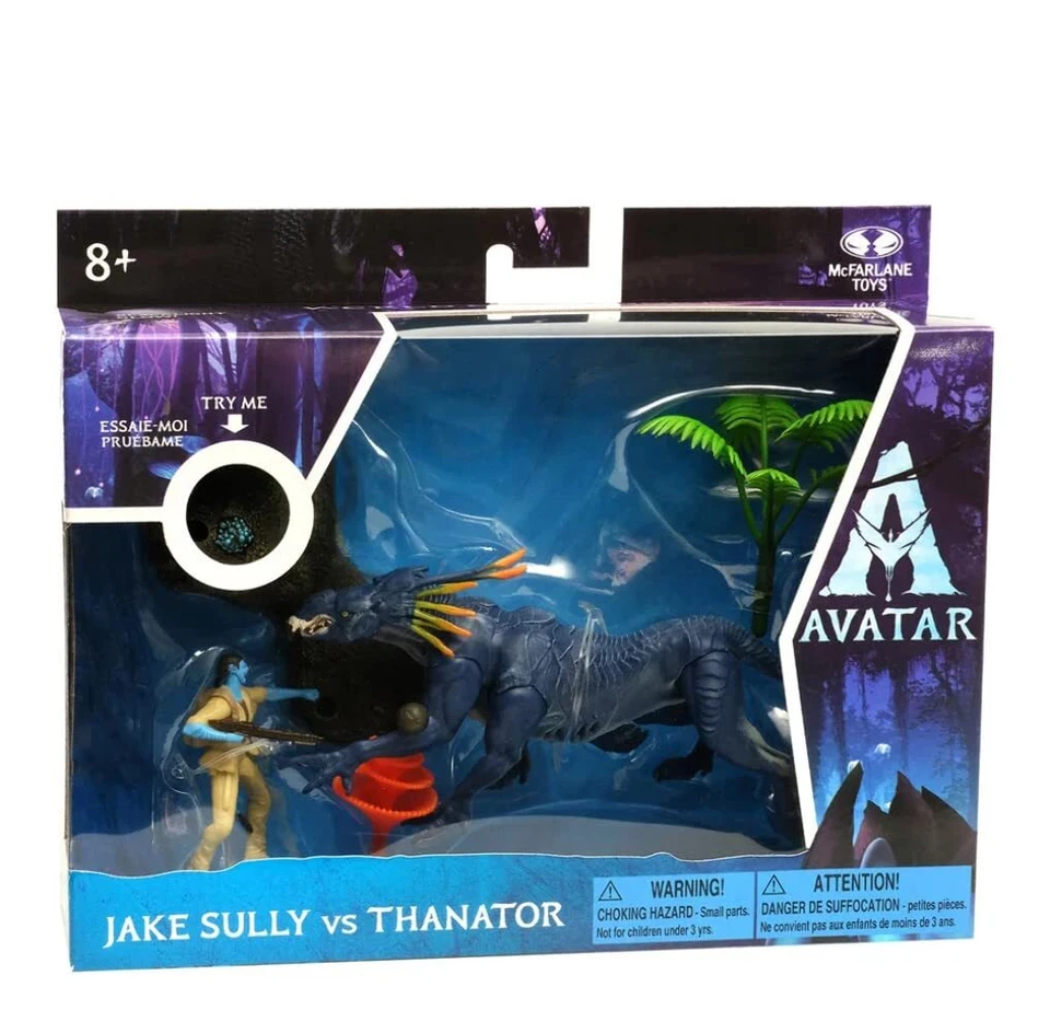 McFarlane BANDAI Avatar – Figuren Medium Deluxe Jake Sully & Thanator TM16376 - Bild 1 von 1