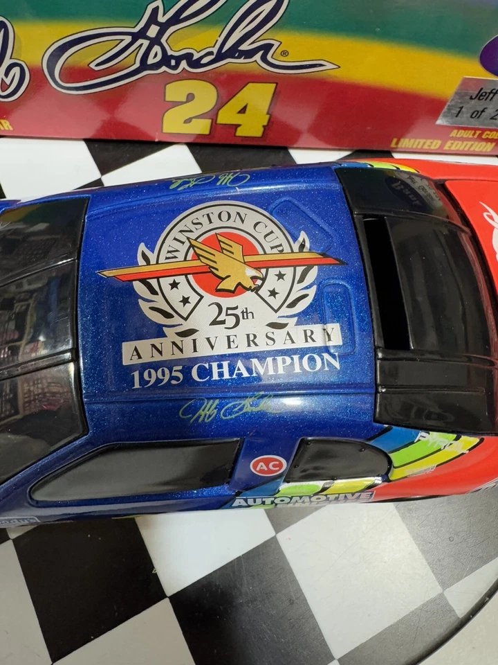 Jeff Gordon #24 DuPont 1995 Winston Cup Champion BWB 1/24 NASCAR Diecast Foto 4 de 4