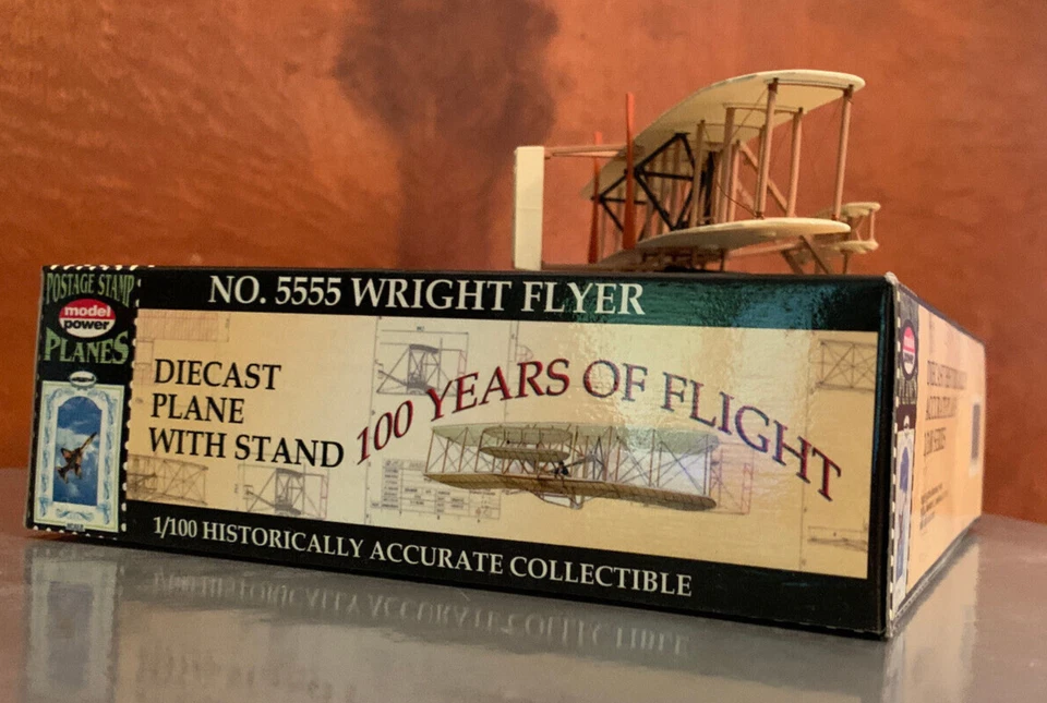 Wright Flyer. 1903 Kitty Hawk, NC. Die Cast Metal. 1:72 scale. New in Box. Mint - Image 2 of 4