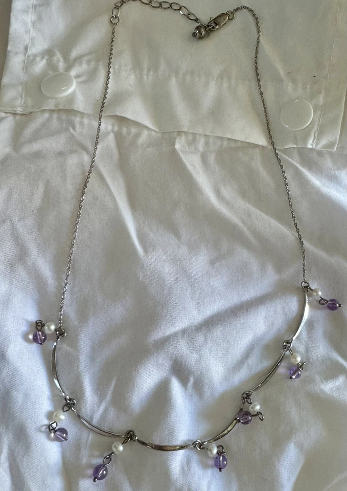 collar plata mujer Foto 2 de 4