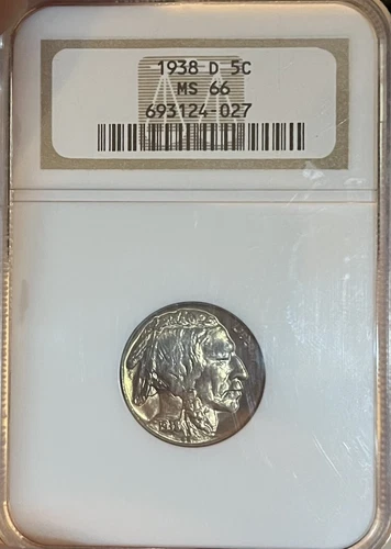 1938-D NGC MS66 Buffalo Nickel
