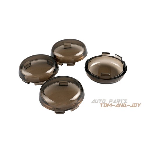 4pcs Turn Signal Light Indicator Smoke Lens Cover fit for Davidson Sportster - Picture 2 of 6