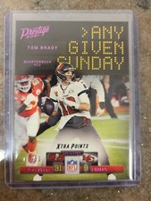2021 Prestige Tom Brady Any Given Sunday Pink # 13/50 Patriots SSP