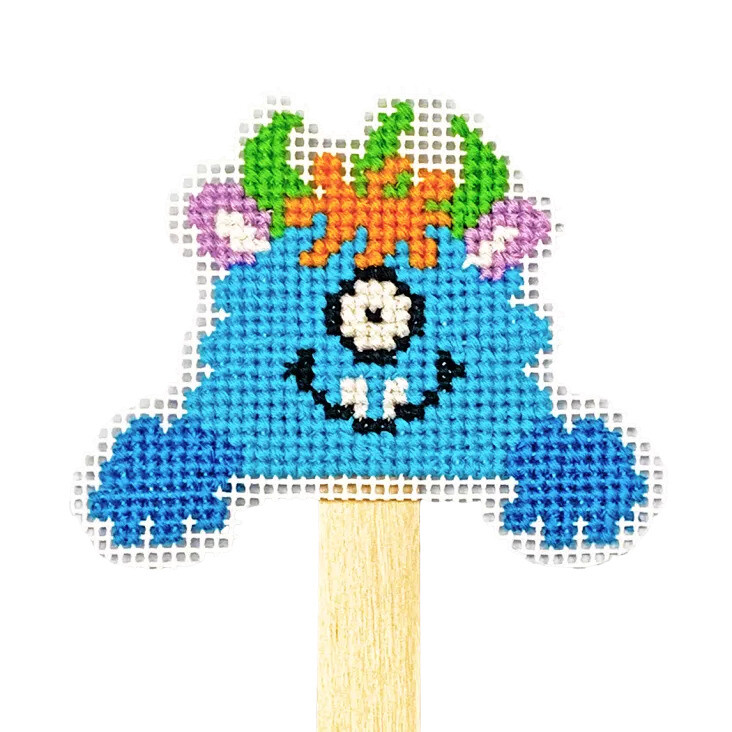 Mini Monsters - Bobby  Cross Stitch Kit by Bothy Threads