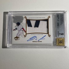 RONALD ACUNA JR - 2017 Leaf Trinity RPA - BGS 9 with 10 Auto!🔥🔥🔥