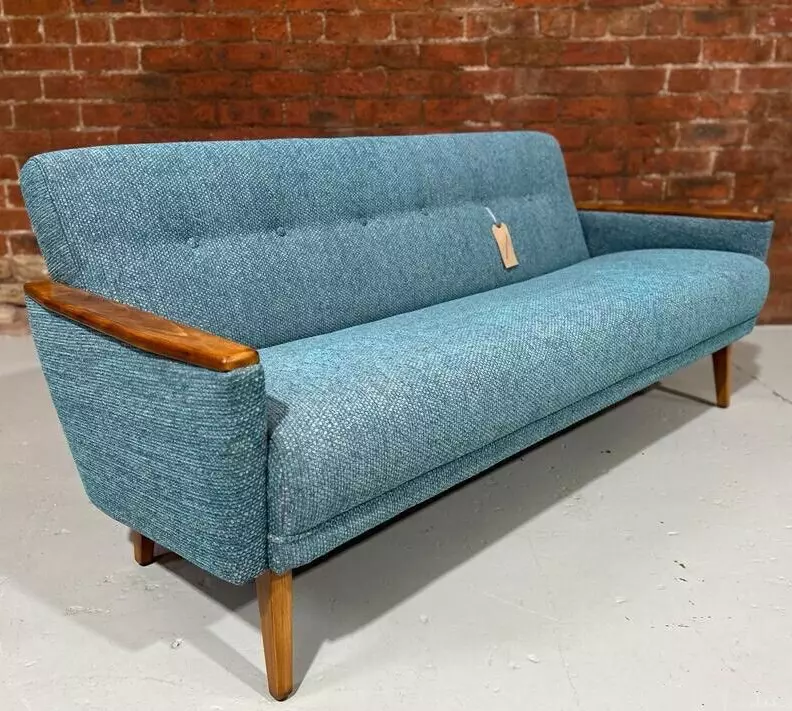 DANISH INSPIRED VINTAGE MODEL 55 MID CENTURY 60S 3 SEAT LOUNGE