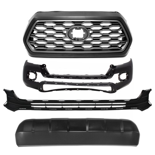 Front Bumper Cover Kit For 20162023 Toyota With Grilles
