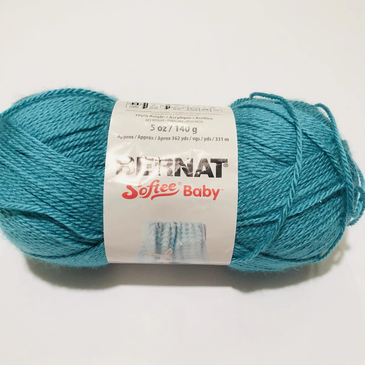 Bernat Light Acrylic Aqua Yarn, 362 yd 