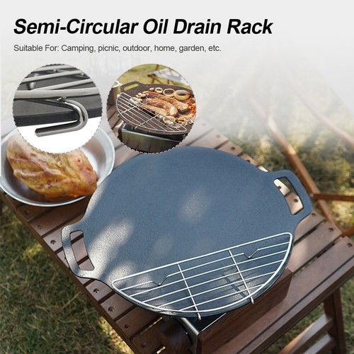 Oil Drain Rack Anti-Scorching Stainless Steel Non-Stick Grill Rack for BBQ Pan - Picture 19 of 22