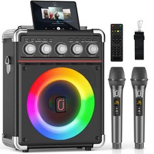 Portable Bluetooth Speaker Home Music Audio Singing Karaoke Machine For Party