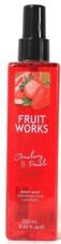 1 Bottle Grace Cole 8.45 Oz Fruit Works Strawberry  Pomelo Almond Oil Body Mist