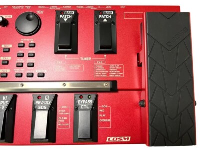 BOSS GT-6B Multi Bass Guitar Effects Processor Pedal Red Musical