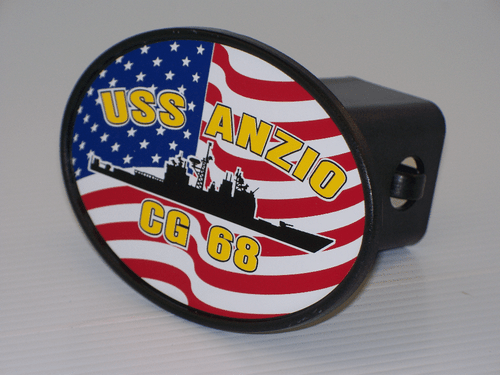 USS ANZIO CG 68 Hitch Cover Military USN U S Navy - Picture 3 of 4