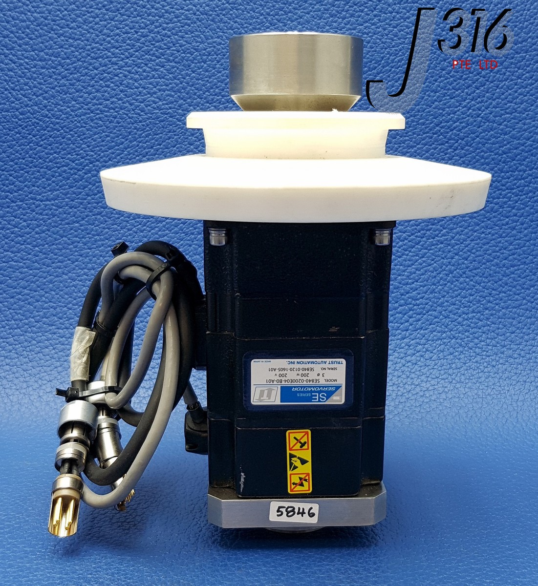 5846 TRUST AUTOMATION SE SERIES SERVOMOTOR 3PHASE 200W 200V SE840