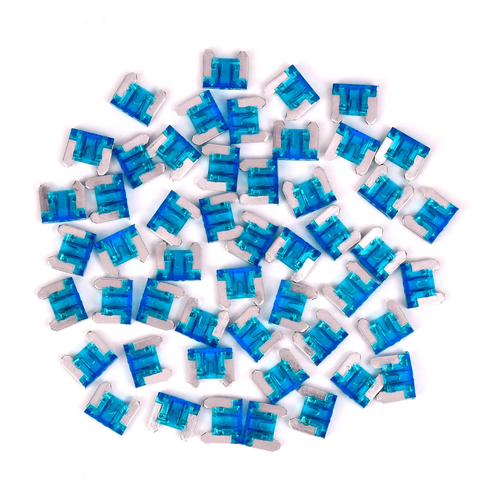 50pcs 15 A Amp ATM Low Profile Fuse Mini Micro Blade Circuit 2 Leg  GM Car Audio
